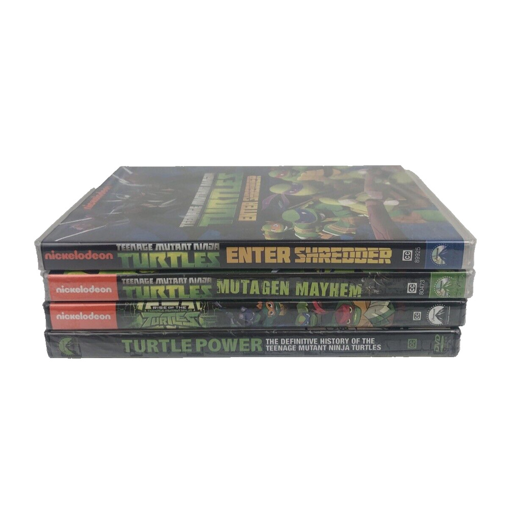 Teenage Mutant Ninja Turtles DVDs Lot of 4 Mutagen Mayhem Shredder‎ Turtle Power